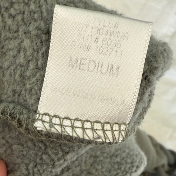 🤍Harlowe & Graham Olive Lace-Up Sweatshirt - Medium - Picture 7 of 8